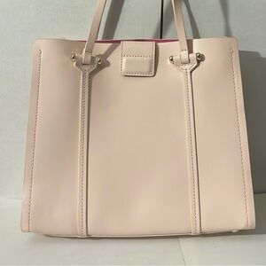 Kate Spade Arbour Hill Leather Elodie Cream & Hot Pink Square
Tote